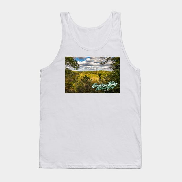 Cuyahoga Valley National Park Gorge Parkway Overlook Tank Top by Gestalt Imagery